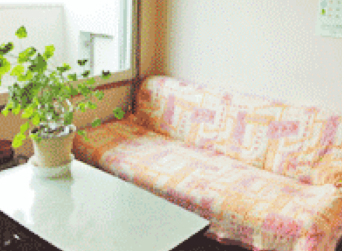 札幌健成堂の待合室